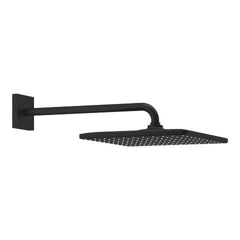 GROHE Kopfbrause RSH 310 Mono Cube Set – 31×42,2 cm, Stahl, Schwarz
