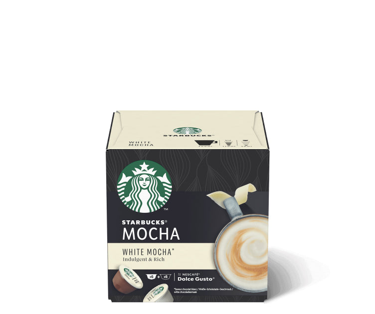 Starbucks White Mocha – Kapseln für Dolce Gusto – Mokka, 12 Kapseln