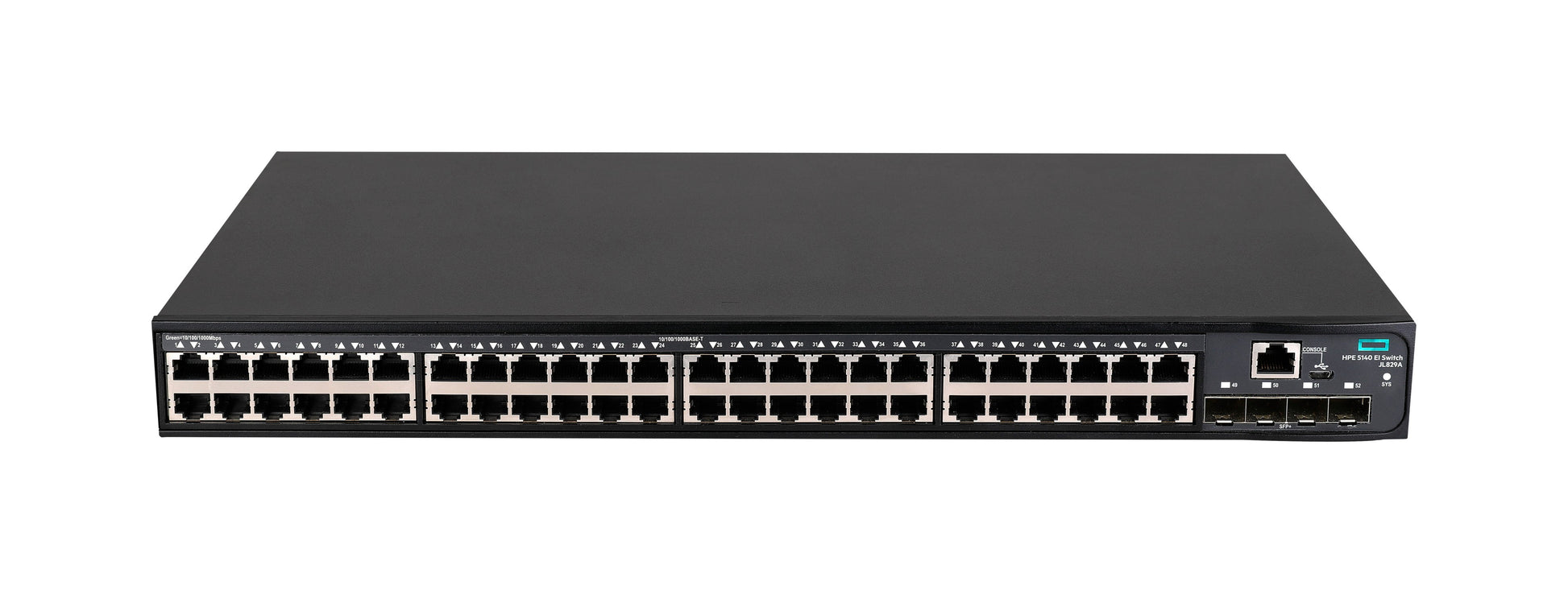 HPE 5140 EI – Managed Switch – 48×GbE, 4×SFP+, L3, 1U