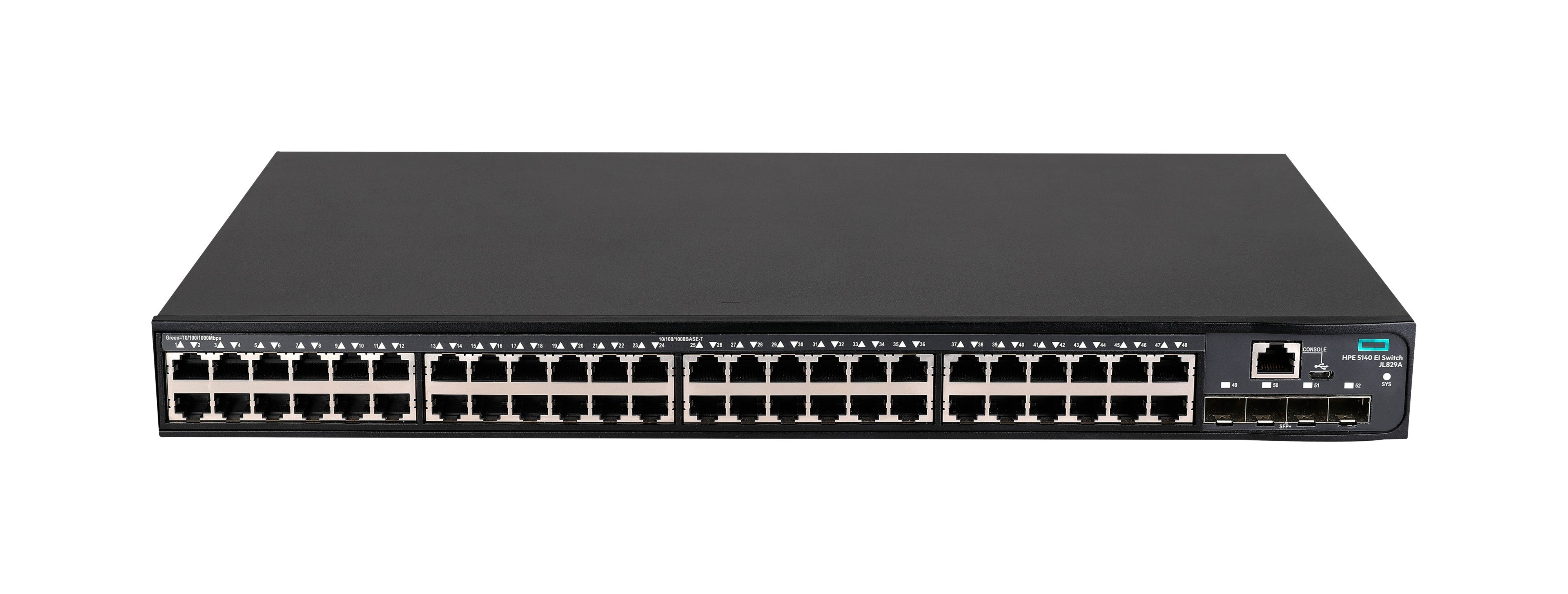 HPE 5140 EI – Managed Switch – 48×GbE, 4×SFP+, L3, 1U