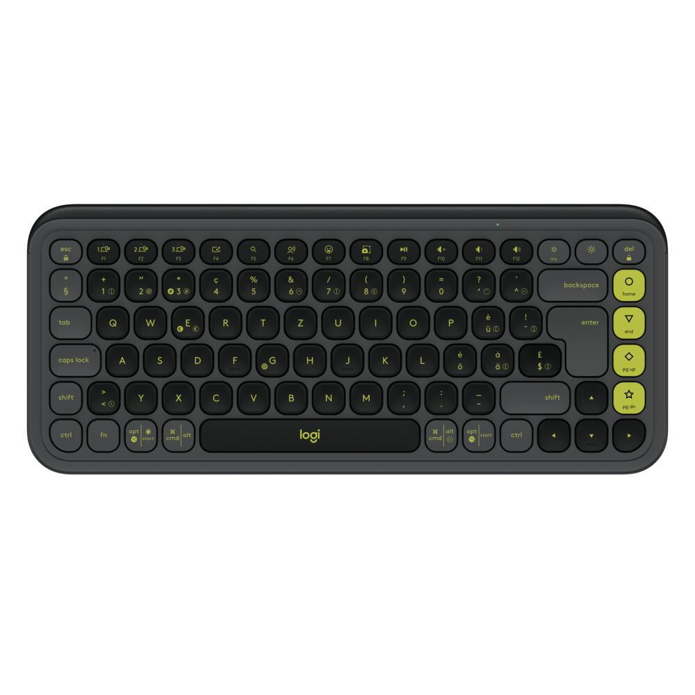 Logitech POP ICON KEYS – Tastatur, DE-Layout (DE), Grau