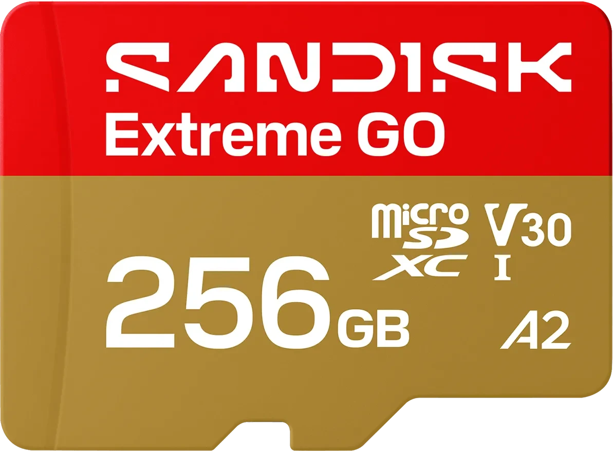 SanDisk Extreme GO microSDXC 256 GB – UHS-I, 240/160 MB/s