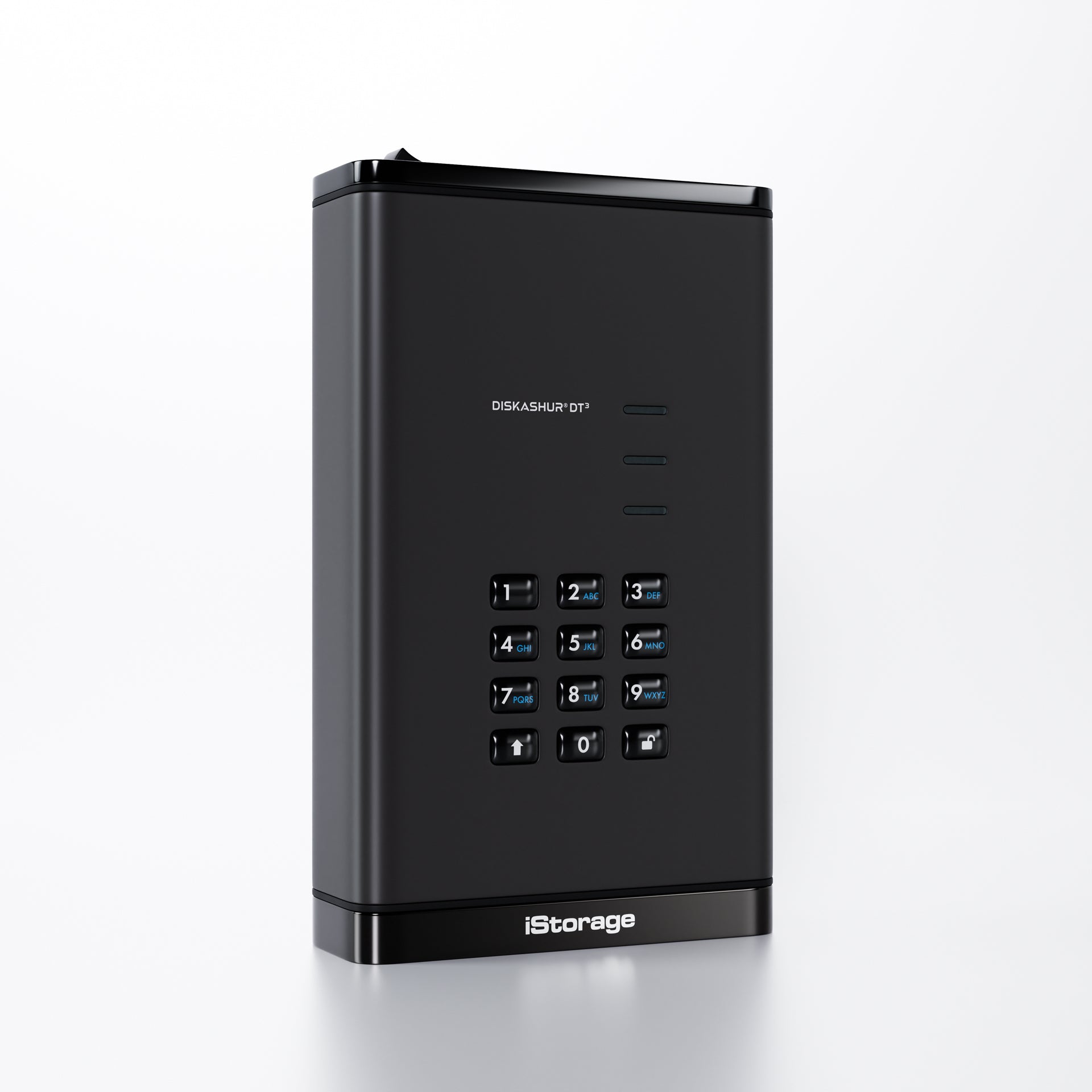 iStorage diskAshur DT3 – 14 TB, USB-C 3.2 Gen 1, Hardware-Verschlüsselung, FIPS 140-3, für Win/Mac/Linux/Android