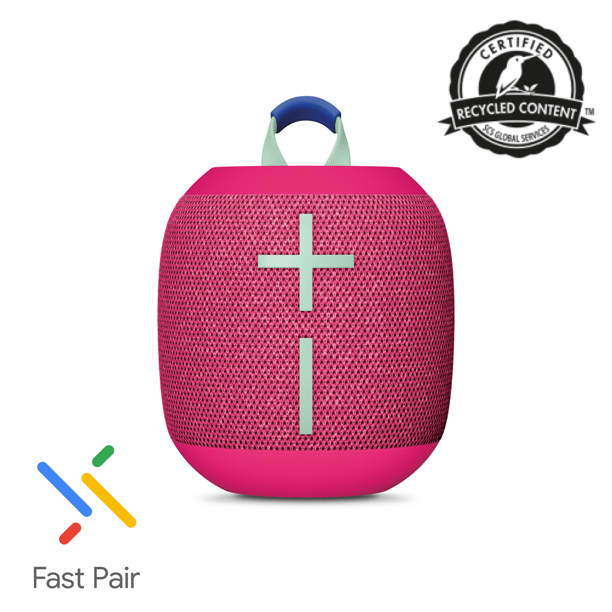 Ultimate Ears WONDERBOOM 4 – Bluetooth-Lautsprecher – 14 h, Pink