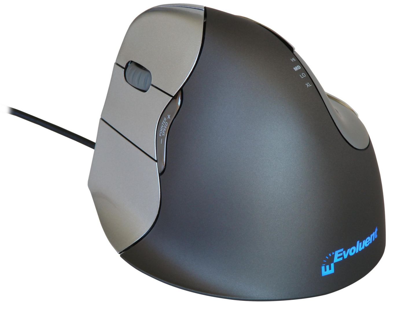 Evoluent VerticalMouse 4 Linkshändige Ergonomische Maus – kabelgebunden