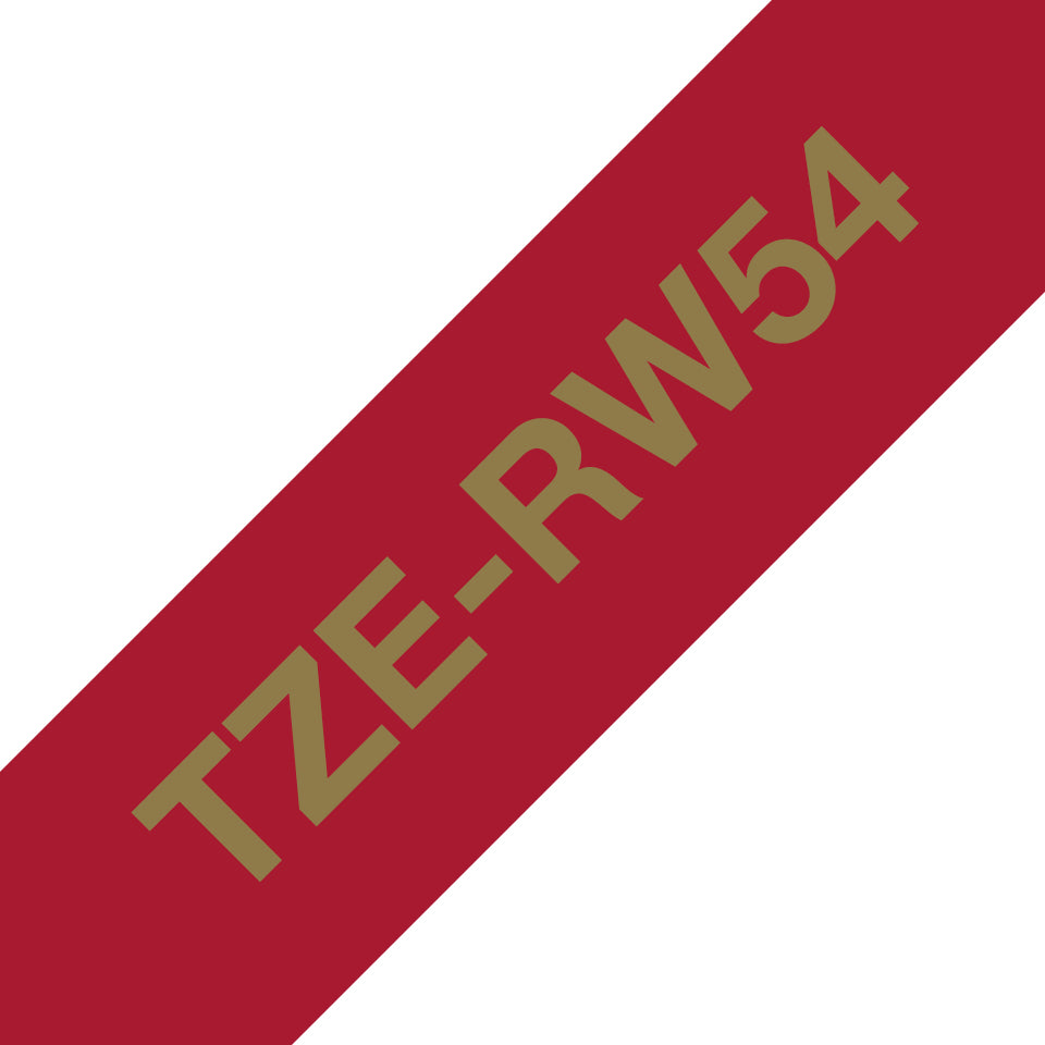 Brother Textilband – 24 mm × 4 m, Weinrot, Gold