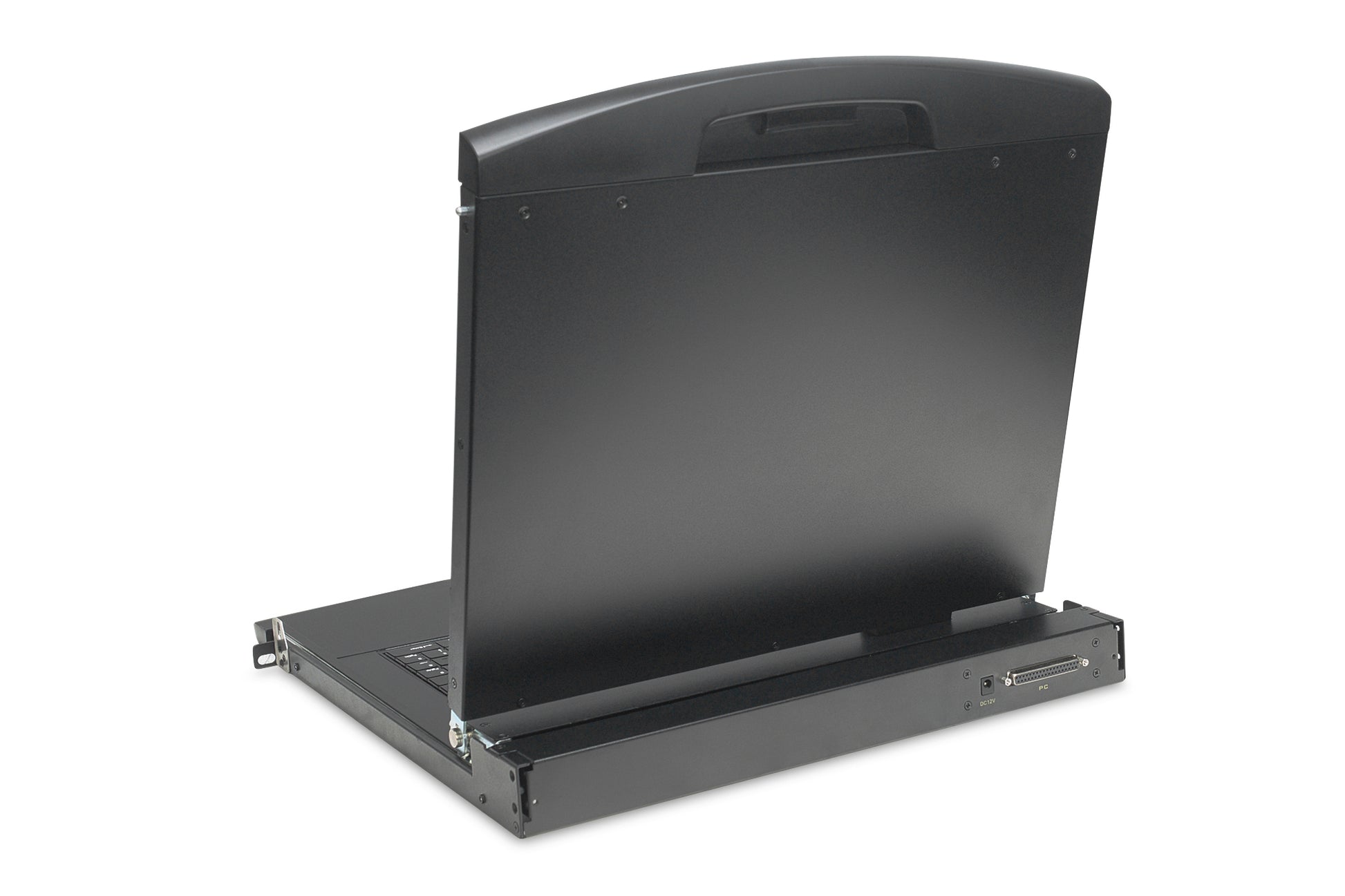 Digitus Rack-LCD-Konsole 19" – 16-Port HDMI – 1920 × 1080, USB 2.0, DE QWERTZ – 1U