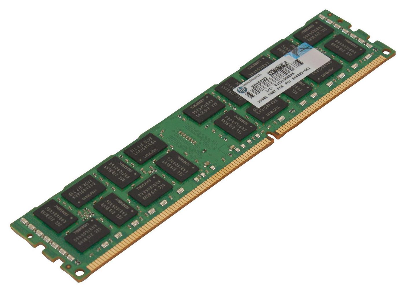 HPE Arbeitsspeicher – PC3-1060R, 4 GB DDR3 1'333 MHz Registered ECC, 240-Pin DIMM, CL9