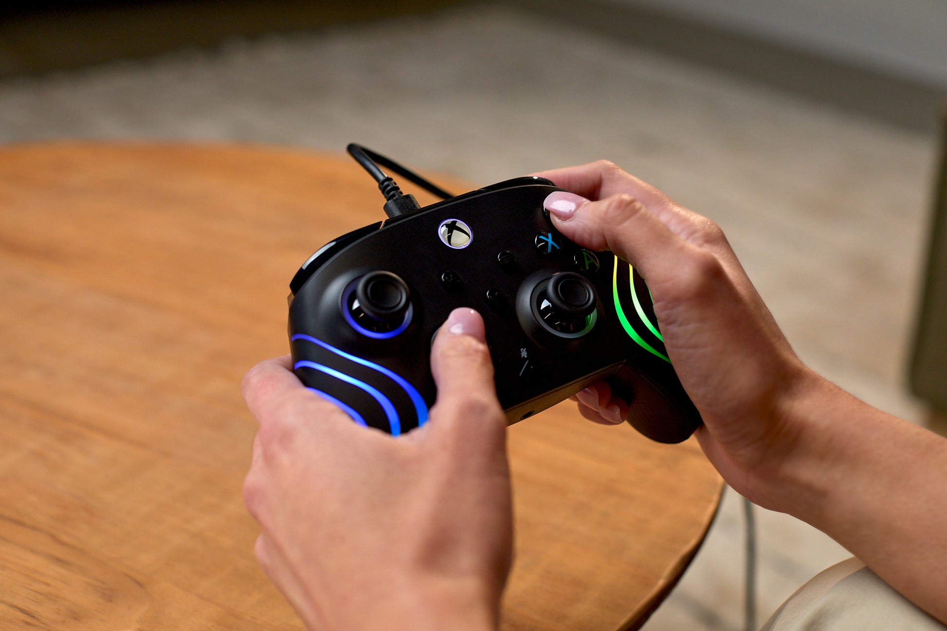 Turtle Beach Gamepad Afterglow Wave – für Xbox Series X|S, Xbox One, Windows-PCs, USB-C, schwarz
