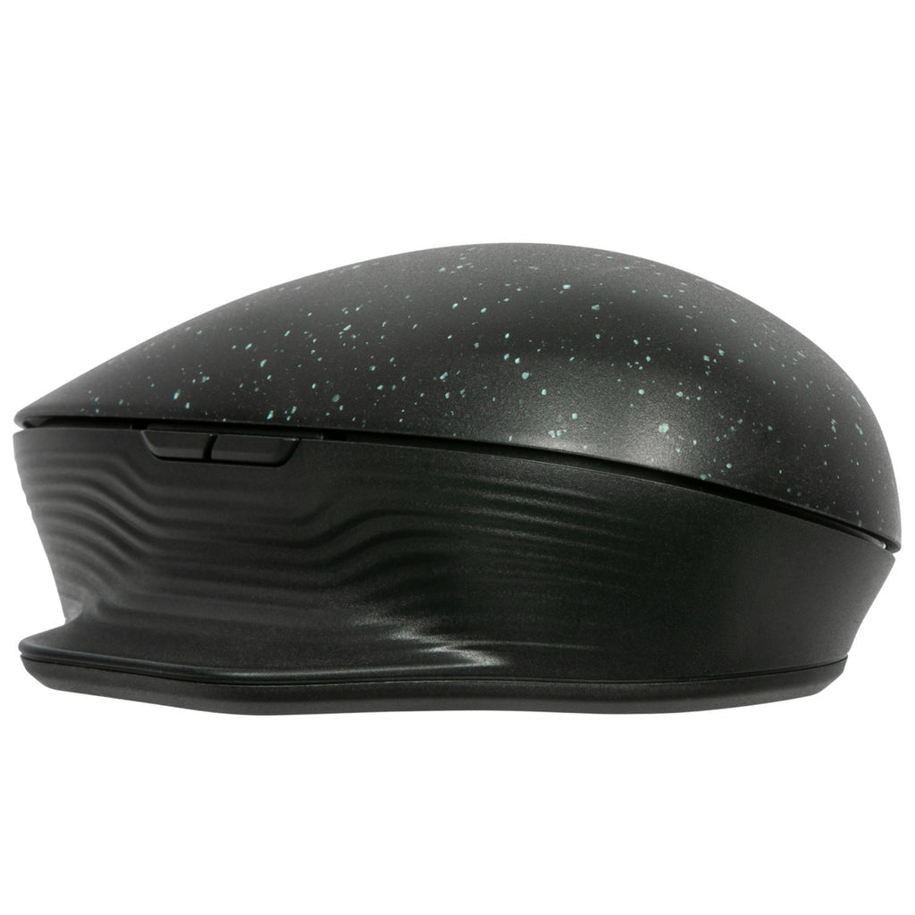 Targus EcoSmart Nachhaltige Ergonomische Maus – kabellos, Silent-Tasten, aus recyceltem Material, schwarz