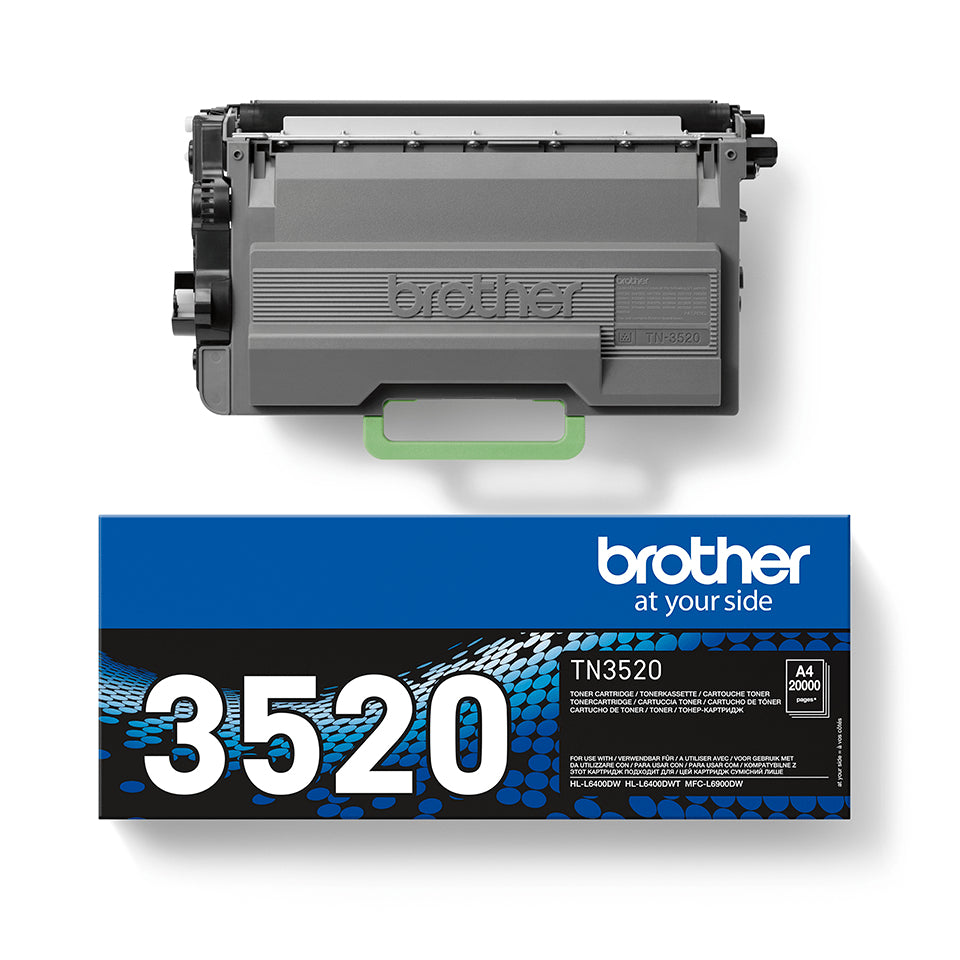 Brother Toner TN-3520 – schwarz, 20000 Seiten – für MFC-L6900DW/MFC-L6900DWT/HL-L6400DW u. a.