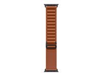 Apple AlpineLoop Black Titanium Finish – Armband – für Apple Watch 49 mm, Schwarz, M, Spandex