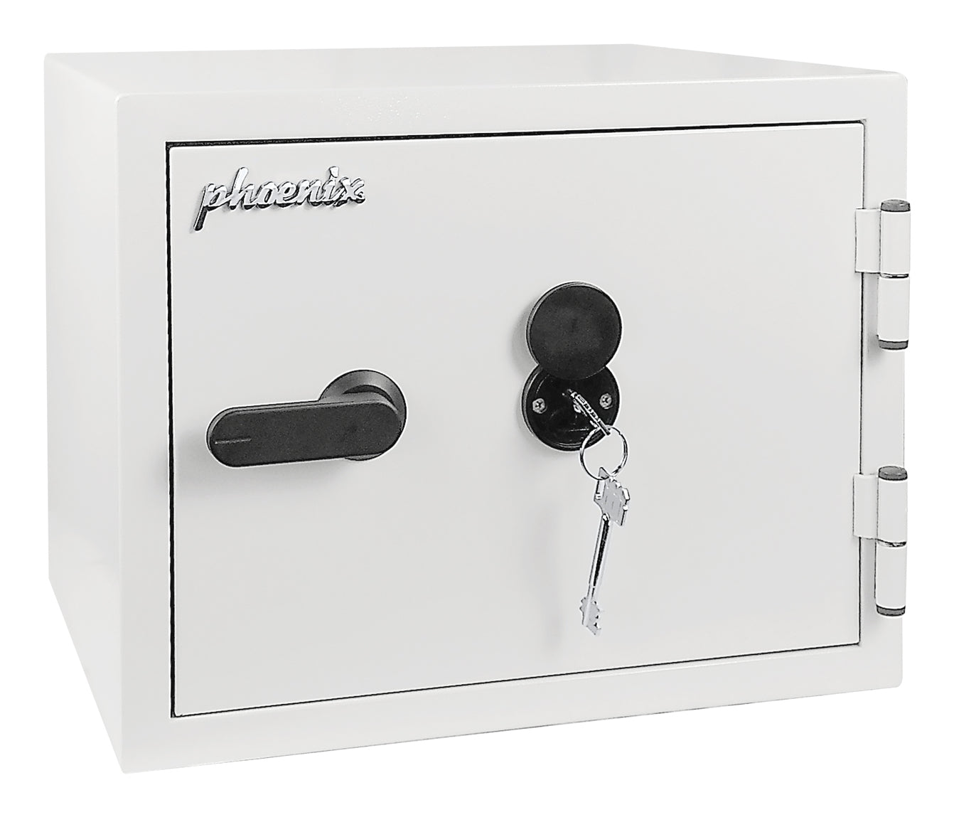Phoenix Safe Co. Phoenix Tresor Fortress Pro SS1461K – Schlüsselschloss – 23 l – 60 Minuten Feuerschutz – Bodenmontage – Weiss
