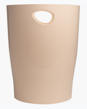 Exacompta Papierkorb ECOBIN Skandi – 15 l – Kunststoff (PP), rund – beige