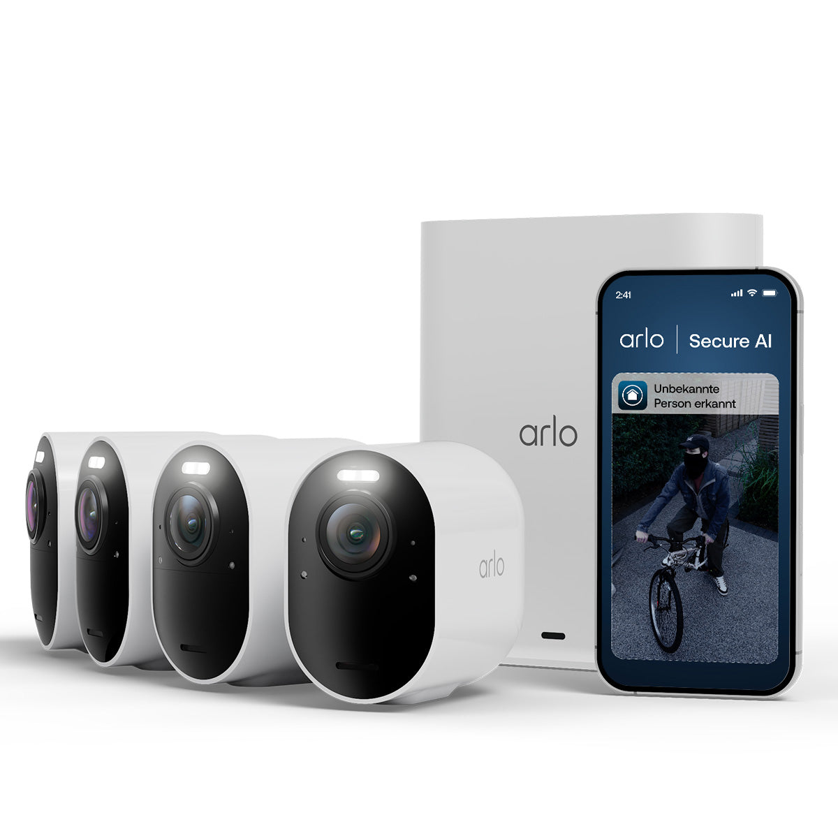 Arlo Ultra 3 4-CAM KIT Fisheye – 4K – 180° – WLAN – IP65