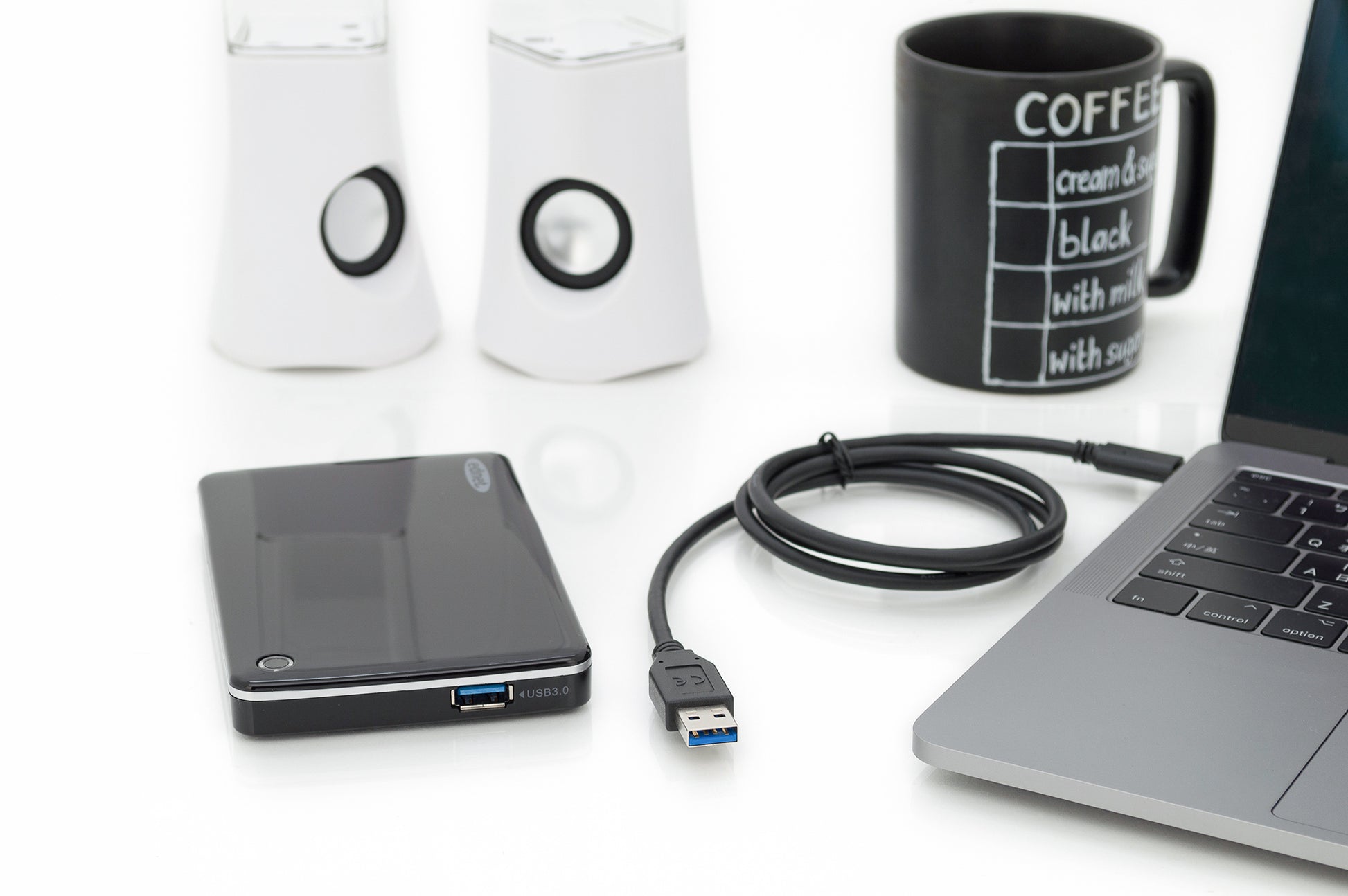 Digitus USB-Kabel, USB-C zu USB-A, 1 m