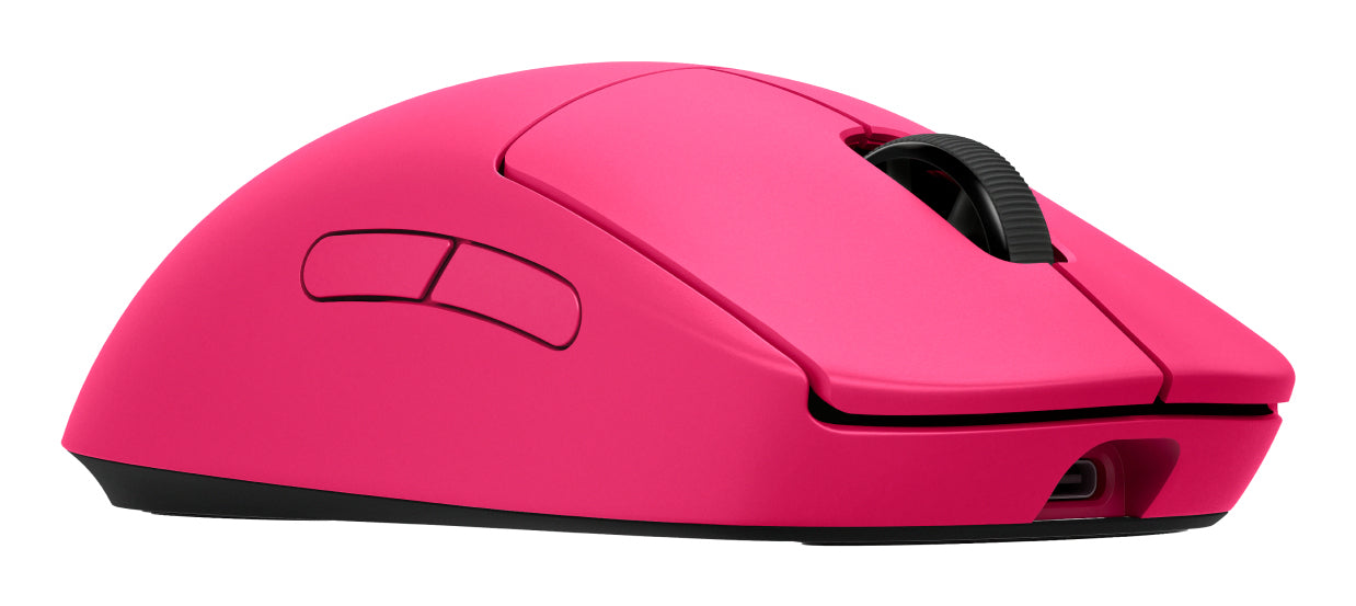 Logitech G PRO 2 LIGHTSPEED – Gaming-Maus – Kabellos (2,4 GHz), 32000 DPI, beidhändig, Magenta