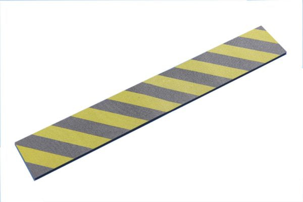 Mottez Wandschutz – 1000 × 10 × 150 mm, Schaumstoff, Schwarz/Gelb, 2 Stk.