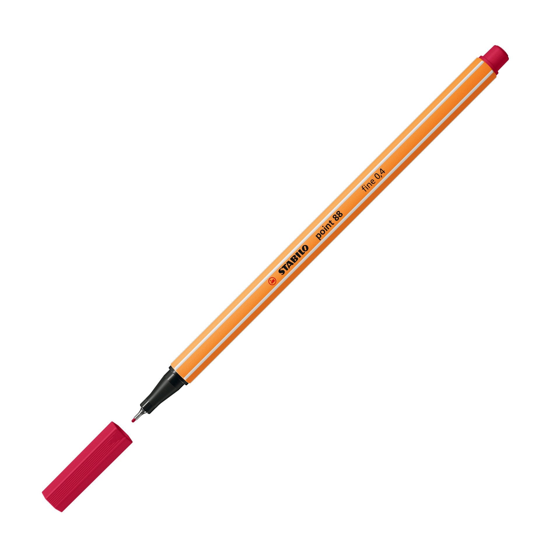 STABILO Point 88 Fineliner 0,4 mm – dunkelrot