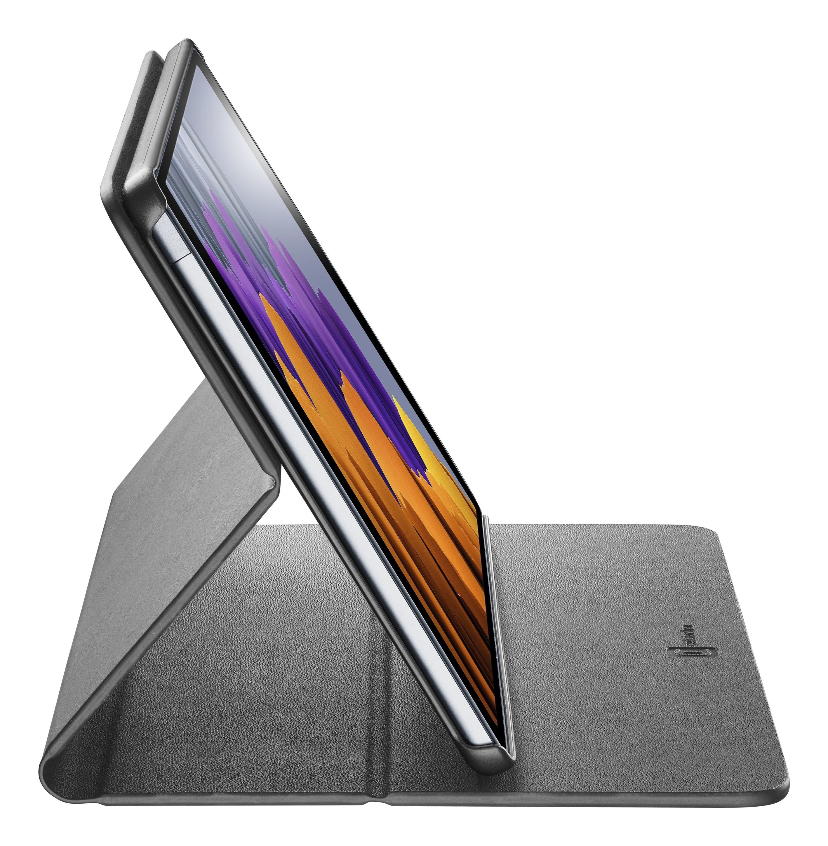 Cellularline Notebook-Schutzhülle – für Galaxy Tab S8, 11", Kunstleder, Schwarz