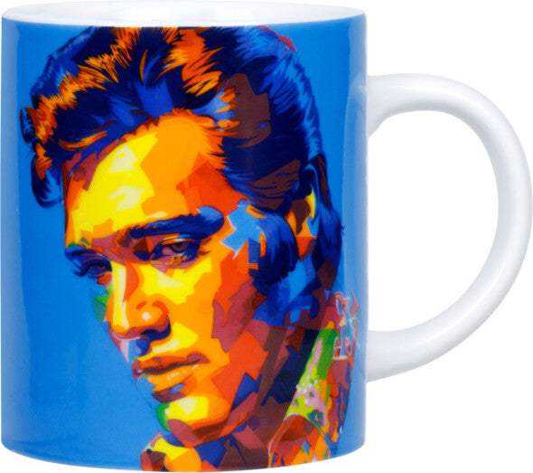 Könitz Porzellan Könitz Kaffeebecher Elvis Presley – 300 ml, Ø 8 cm, H 9,5 cm, Porzellan, spülmaschinenfest