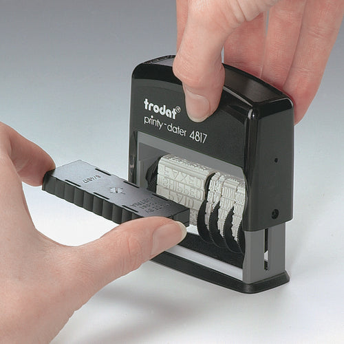 Trodat Printy 6/4817 – Ersatzkissen Schwarz – für mehrere Trodat Printy-Modelle (z. B. 4812, 4813, 4817)