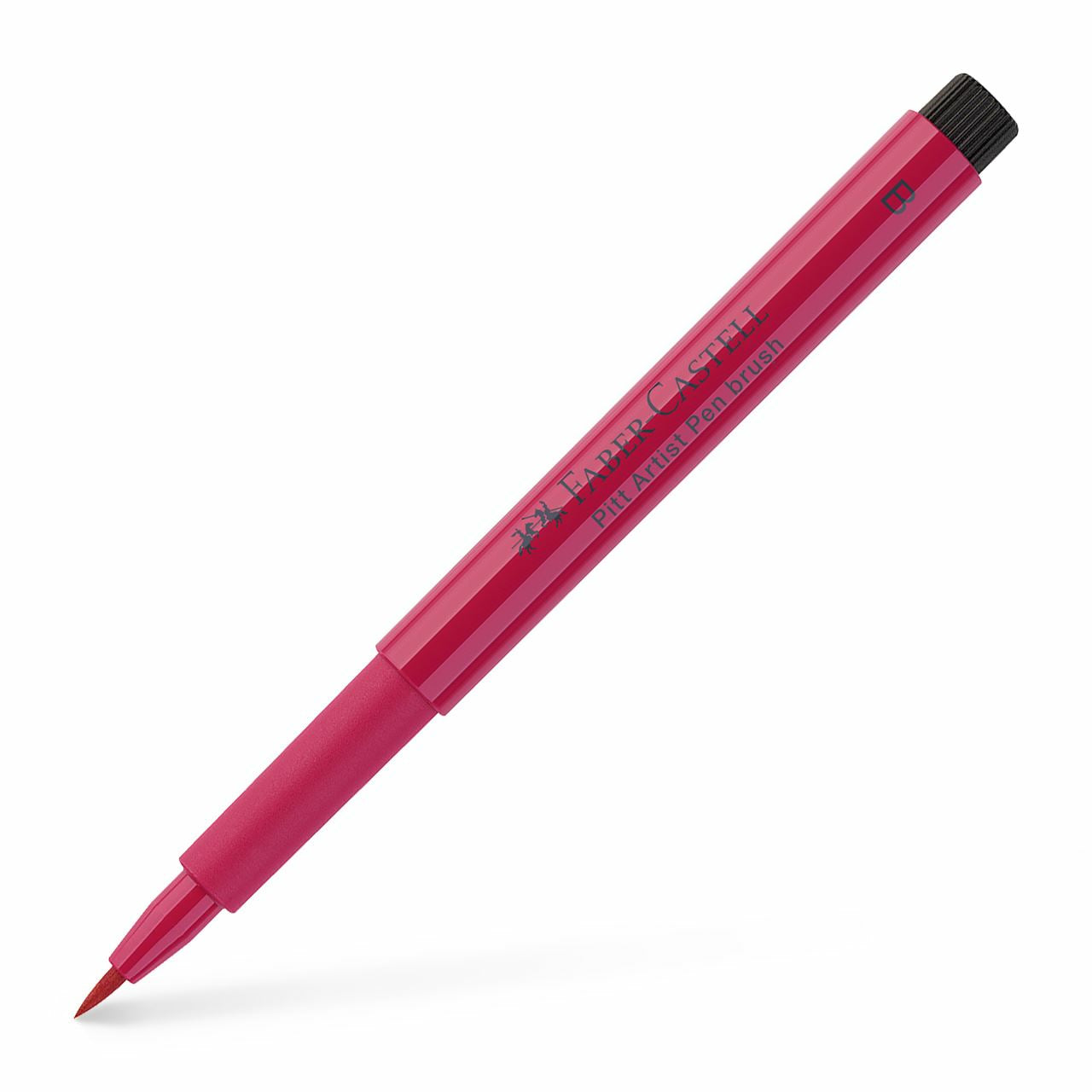 Faber-Castell Pitt Artist Pen Brush Pen – Pinselspitze, 2,5 mm, pigmentiert, wasserfest, karminrosa
