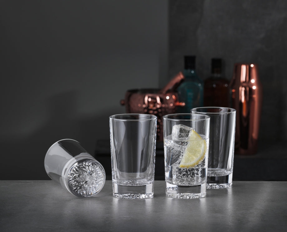 Spiegelau Longdrinkglas Lounge 2.0 – 4er Set, 247 ml, Ø 7,1 cm, Glas, Transparent, spülmaschinenfest