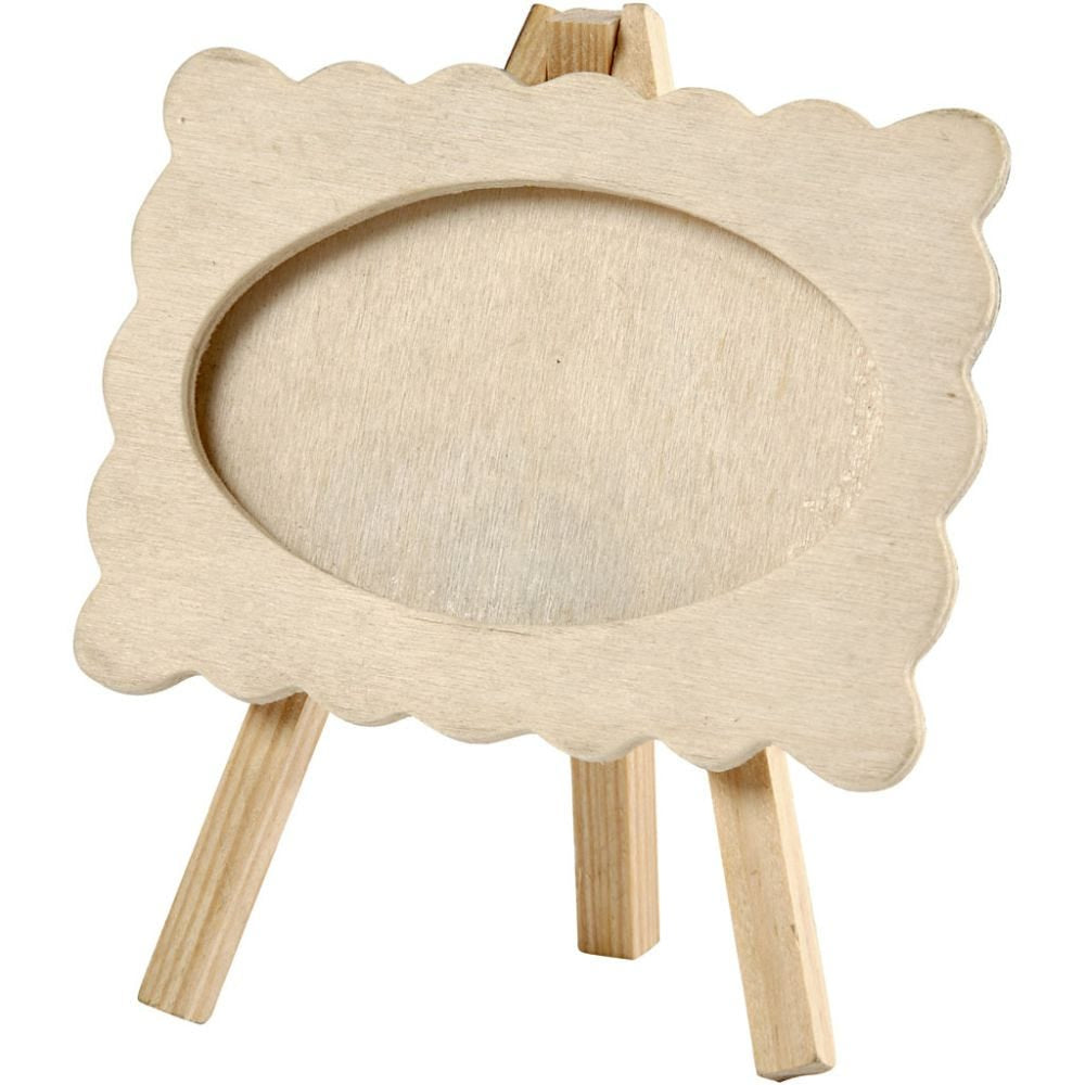Creativ Company Bilderrahmen – für 13,5 × 11,5 cm – Holz, natur