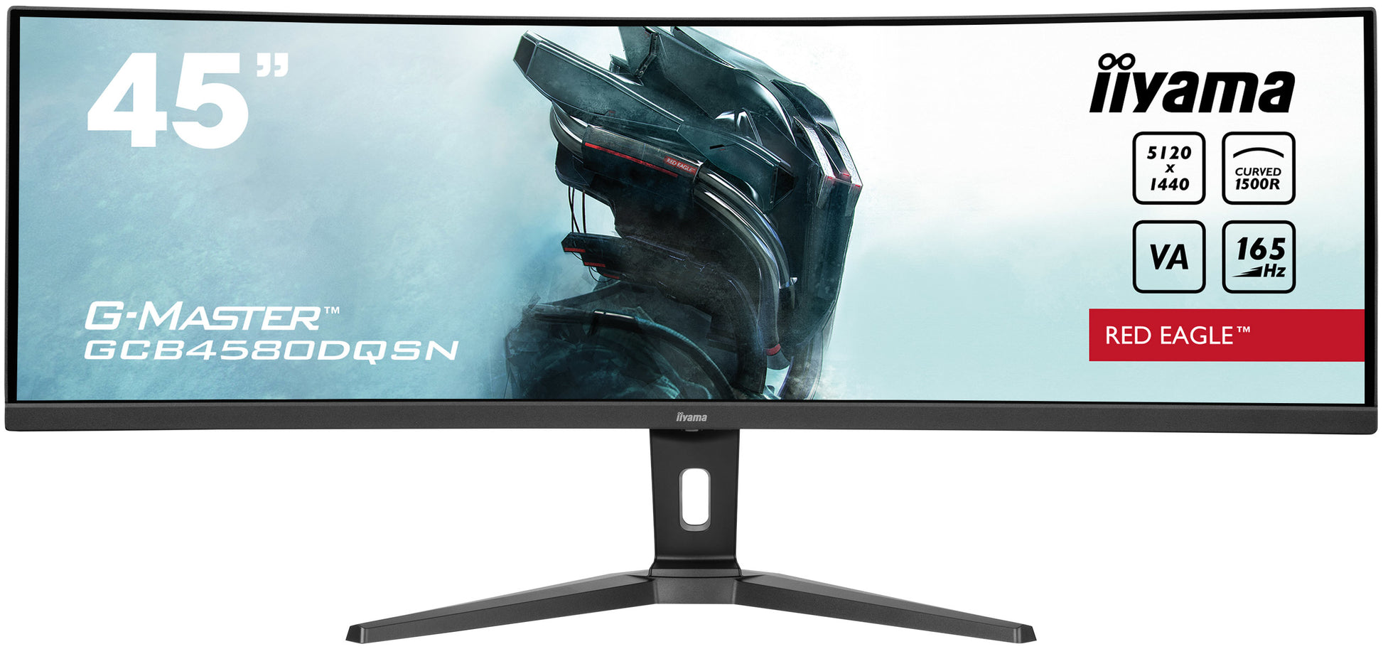 iiyama G-Master – Monitor, 44,5", 5120 × 1440, VA, 450 cd/m², Gebogen