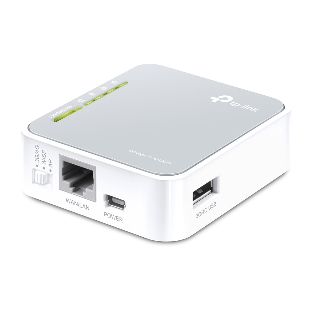 TP-Link TL-MR3020 – WLAN-Router – Wi-Fi 4 Single-Band (2,4 GHz), 300 Mbit/s