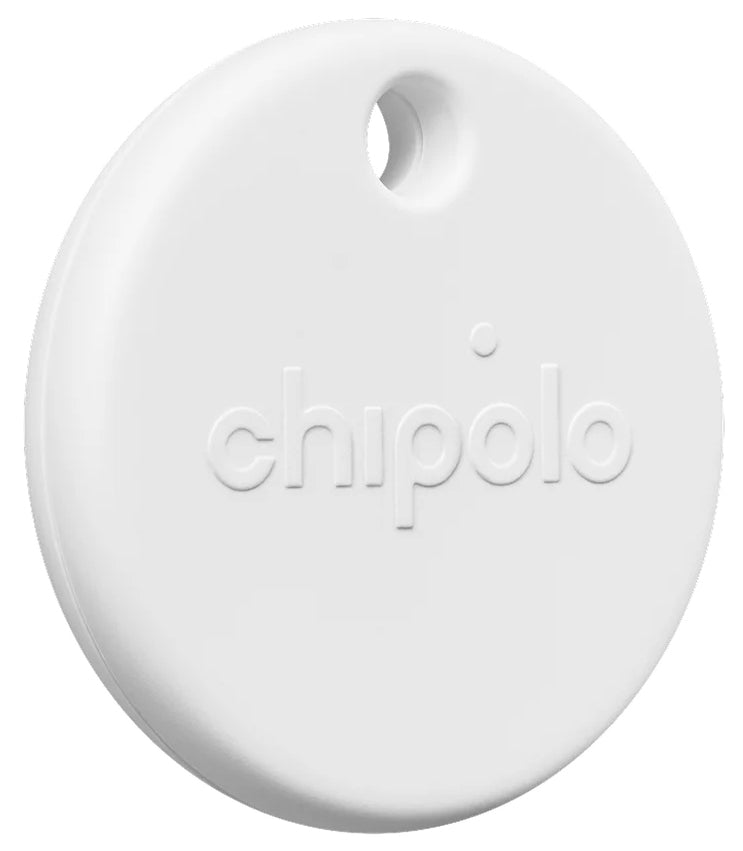Chipolo POP – Bluetooth-Tracker – für Apple Wo ist? – IP55, 90 m Reichweite – Weiss