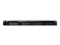 Synology RS822+ – 4-Bay Rack 1U NAS – AMD Ryzen V1500B, 2 GB RAM, DSM, für HDD/SSD, SATA