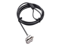 DICOTA Sicherheitskabelschloss – T-Schlitz 3×7 mm, Schlüssel