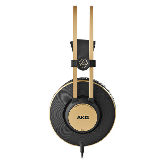 AKG K92 Over-Ear Kopfhörer – Kabel, 3,5 mm Klinke + 6,35 mm Adapter, Schwarz