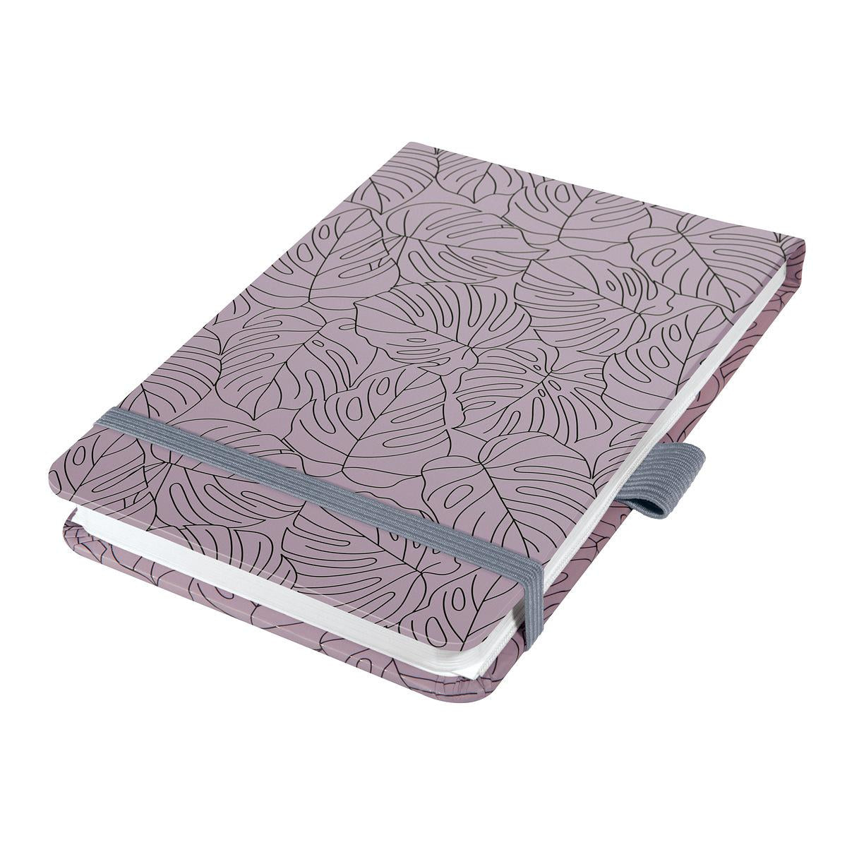 Sigel Notizblock JOLIE, A6+, punktkariert, Fadenheftung, 79 Blatt, perforiert, 100 g/m² – violett