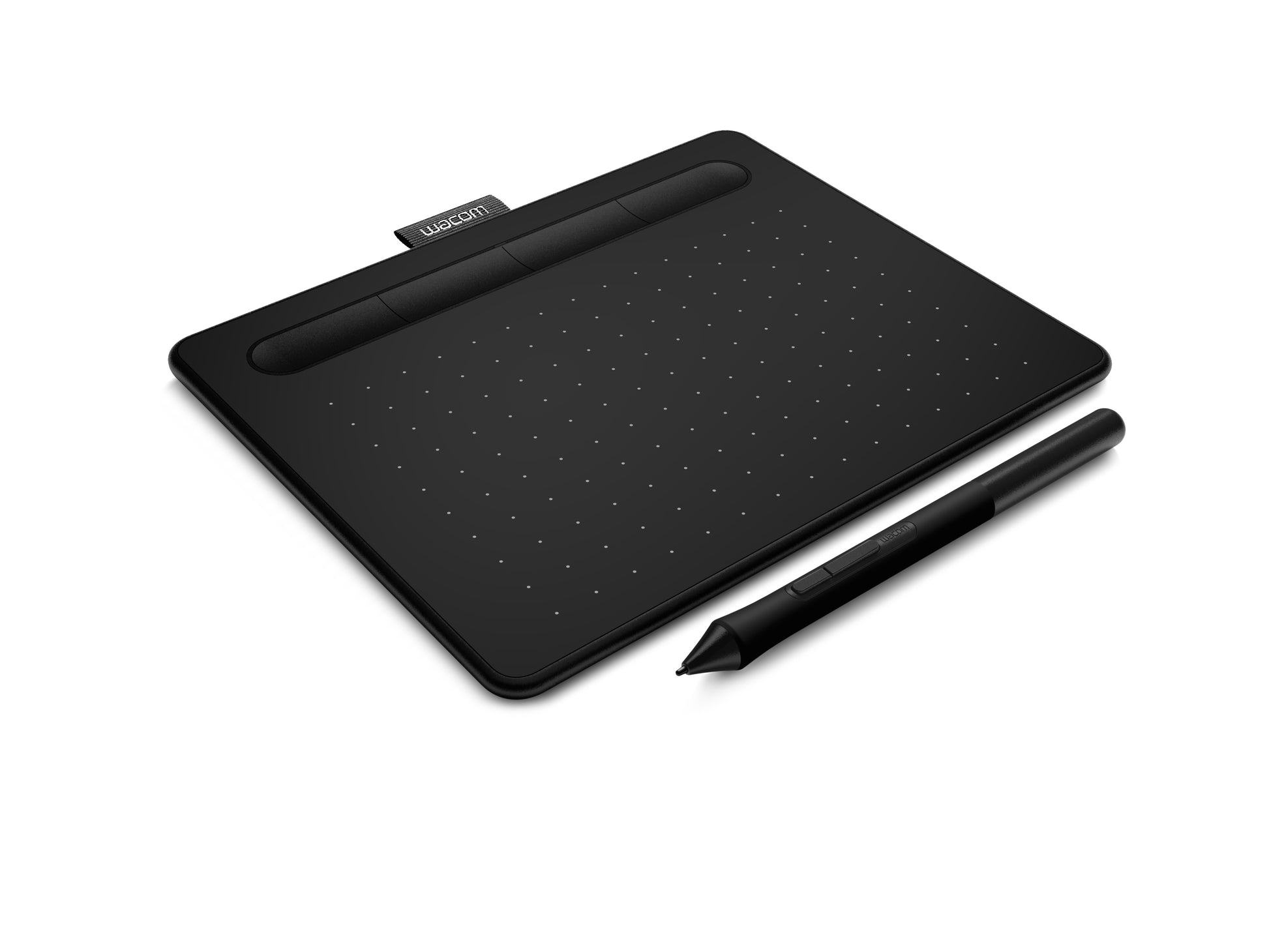 Wacom Intuos S – Stifttablett – 152 × 95 mm – USB – 4k Druckstufen – Schwarz