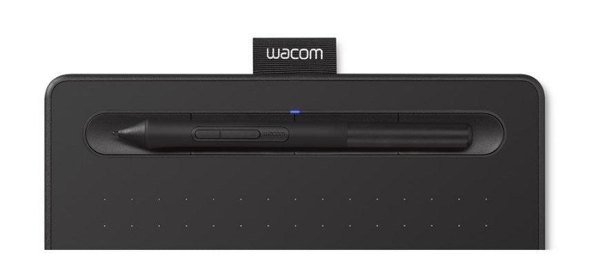 Wacom Intuos S – Stifttablett – 152 × 95 mm – USB – 4k Druckstufen – Schwarz