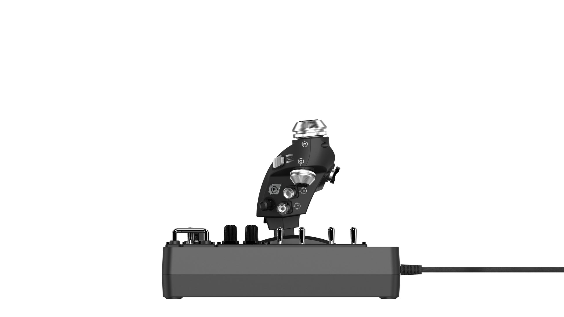 Logitech G Pro Flight X56 Rhino – Joystick – USB (kabelgebunden), RGB, Schwarz, für PC