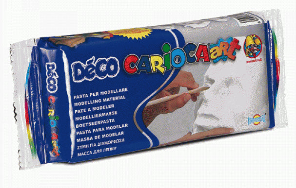 Carioca Modelliermasse, Weiss, 1 kg, 12 Stk.