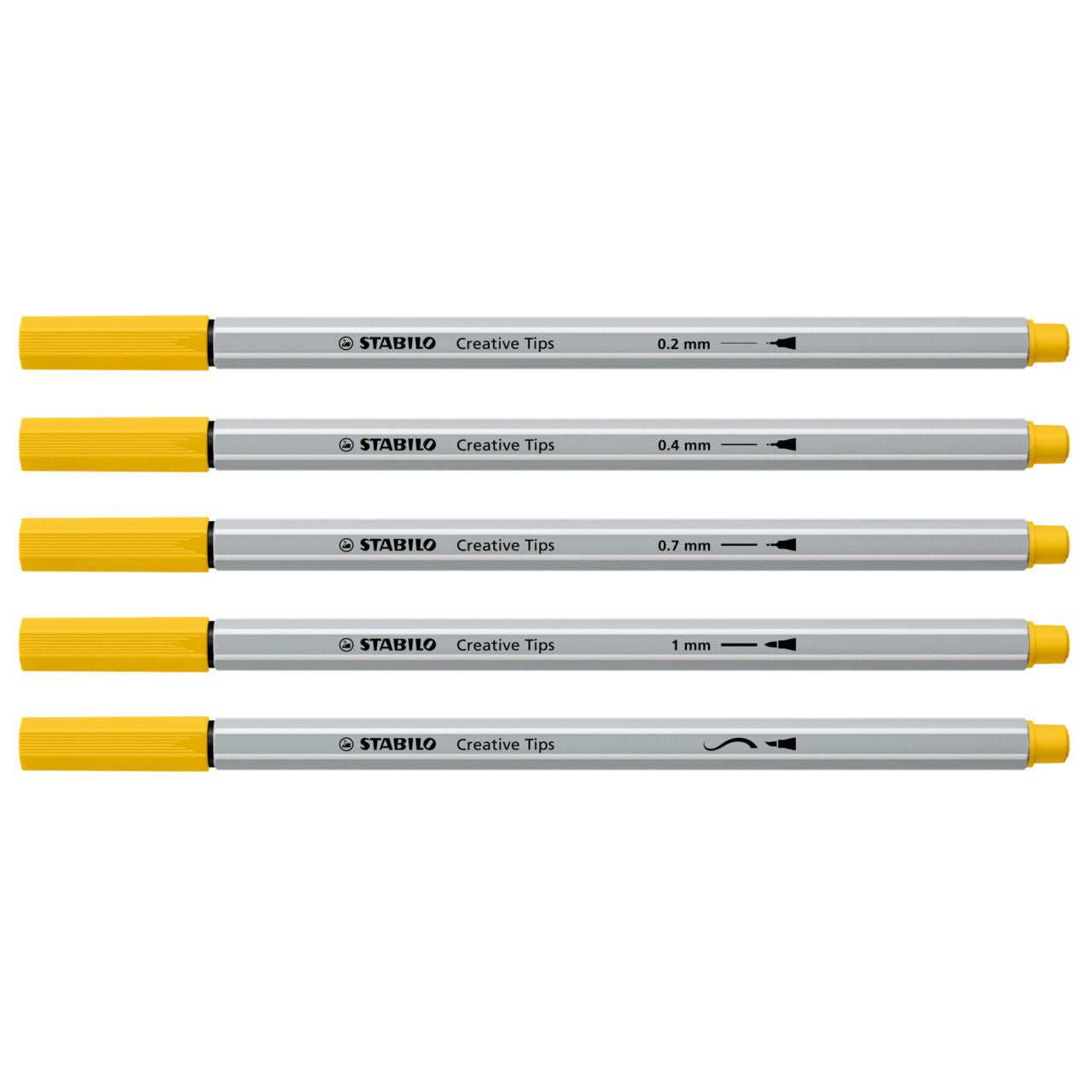 STABILO Faserschreiber-Set Creative Tips Arty Urban – 10 Farben