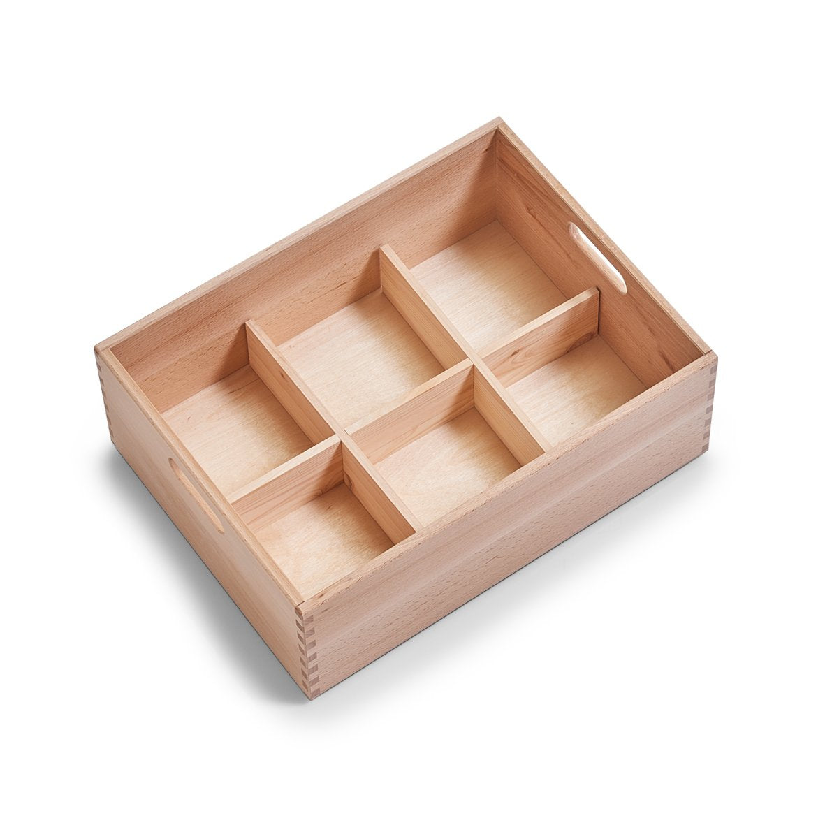 Zeller Present Aufbewahrungsbox (ohne Deckel) – Buche – Natur – stapelbar, mit Griff – 300 × 150 × 400 mm