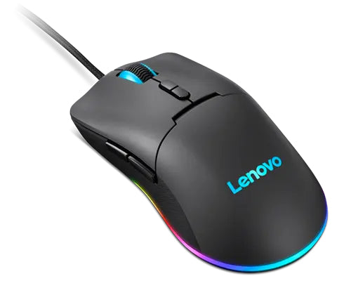 Lenovo GY51M74265 – Gaming-Maus – Kabelgebunden (USB‑A), 8000 DPI, RGB-Beleuchtung, rechts, Schwarz