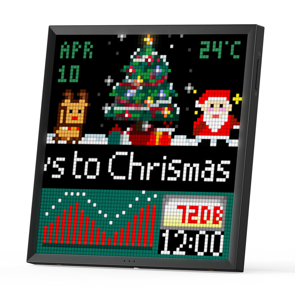 Divoom Pixoo 64 Pixel-Display – WLAN – Schwarz