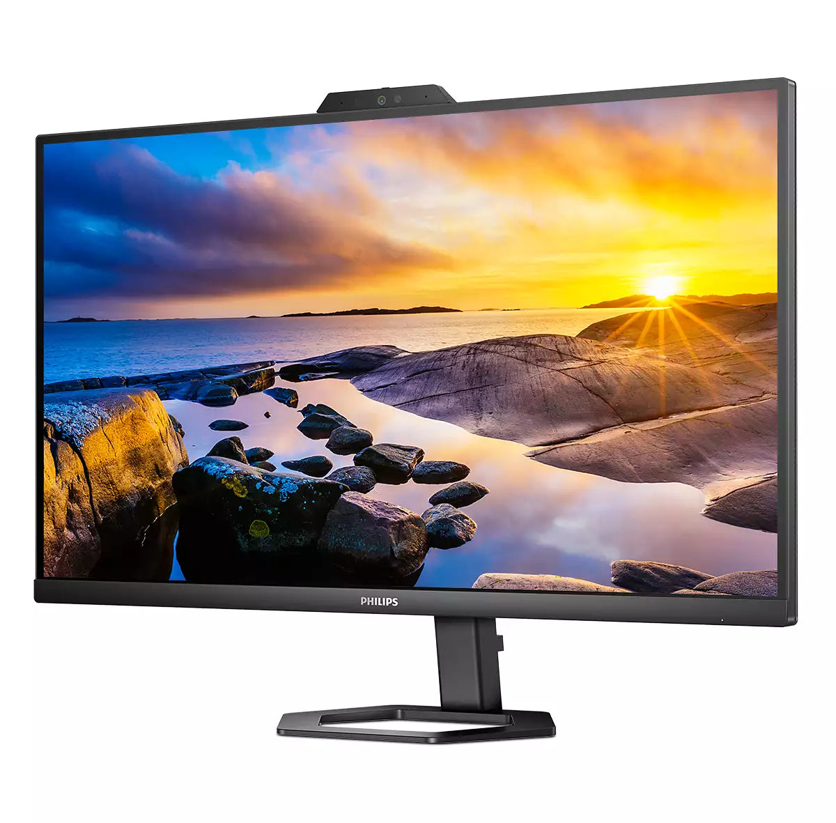 Philips 27E1N5600HE/00 – Monitor, 27", IPS, 75 Hz, 300 cd/m², Webcam, USB-C, USB-Hub, Integrierte Lautsprecher