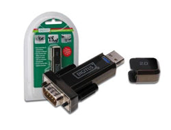 Digitus USB 2.0 (Stecker) auf D-Sub 9 (Stecker) Adapter, 80 cm, für Windows/Linux/Mac
