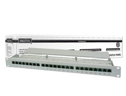 Digitus Patchpanel – 24× RJ‑45, Cat5e, Grau, 560×80 mm