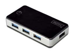 Digitus USB-Hub – USB 3.0, 4× USB-A, für Windows