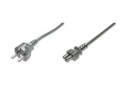 Digitus Netzkabel, Schuko auf IEC C5, 1,8 m, Blau
