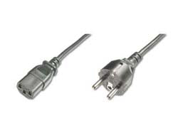 Digitus Netzkabel, Schuko auf IEC C13, 12 m